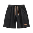 thumbnail image 5 of EOYWHK Mens Basketball Shorts Quick Dry Elastic Waist Mens Active Shorts Soft Lightweight Breathable for Workout Training Outdoor Sports Black, Size L, 5 of 8