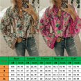 thumbnail image 2 of Hauts Amples à Manches Longues Boho Lantern pour Femmes, Tunique Hippie Gypsy, 2 of 4
