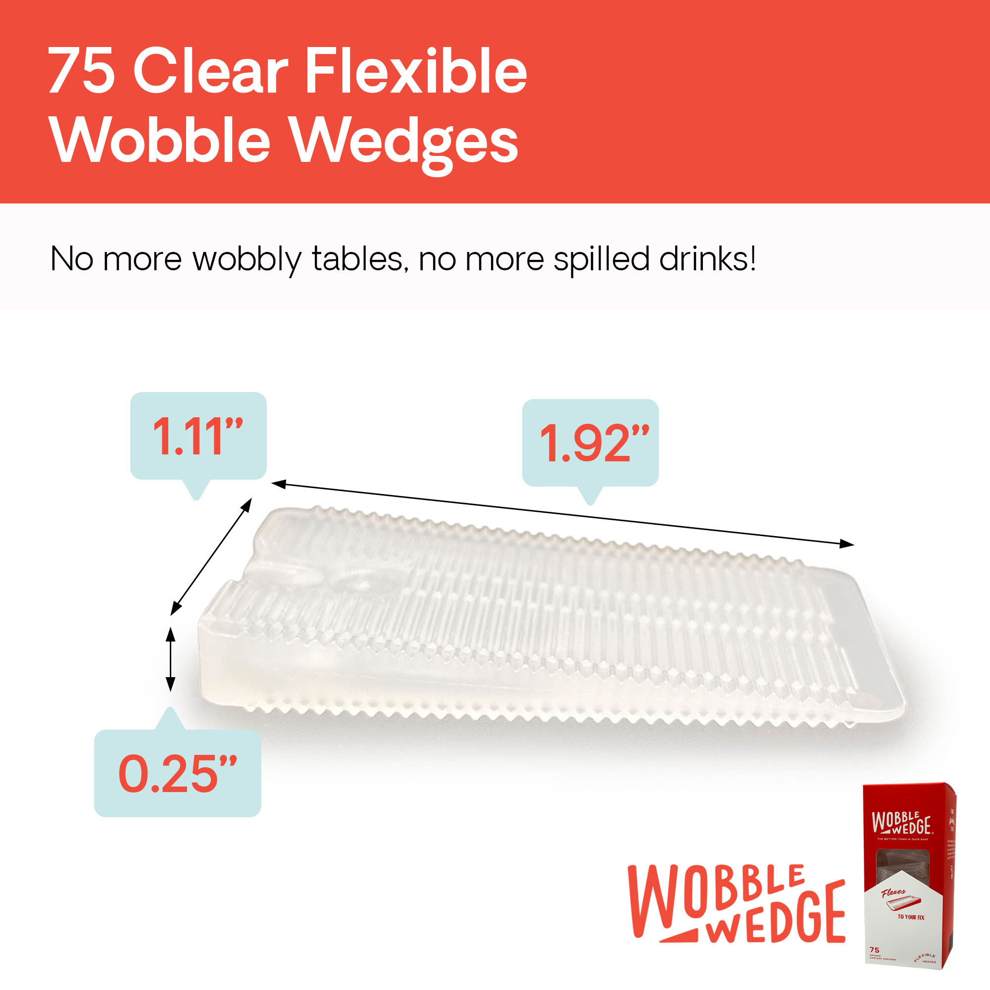 Shim Wire Racks & Shelves - Wobble Wedge