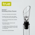 thumbnail image 2 of Aireador de vino con caño True Aerial para botellas de vino, transparente, 2 of 9