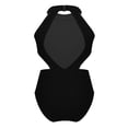 thumbnail image 2 of iEFiEL Girls Cutout Back Ballet Gymnastics Leotard Halter Jazz Modern Dance Costume Leotard Black 5, 2 of 7