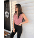 thumbnail image 4 of Camisetas Sin Mangas con Cuello en V para Mujer, Color Rosa M, 4 of 6