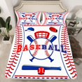thumbnail image 2 of Homewish Baseball Gamer Boy 4pcs Bed Sheets,Blue Red King Sheets,Sport Gaming Super Cozy Sheet Set,Microfiber Bedroom Decor, 2 of 7
