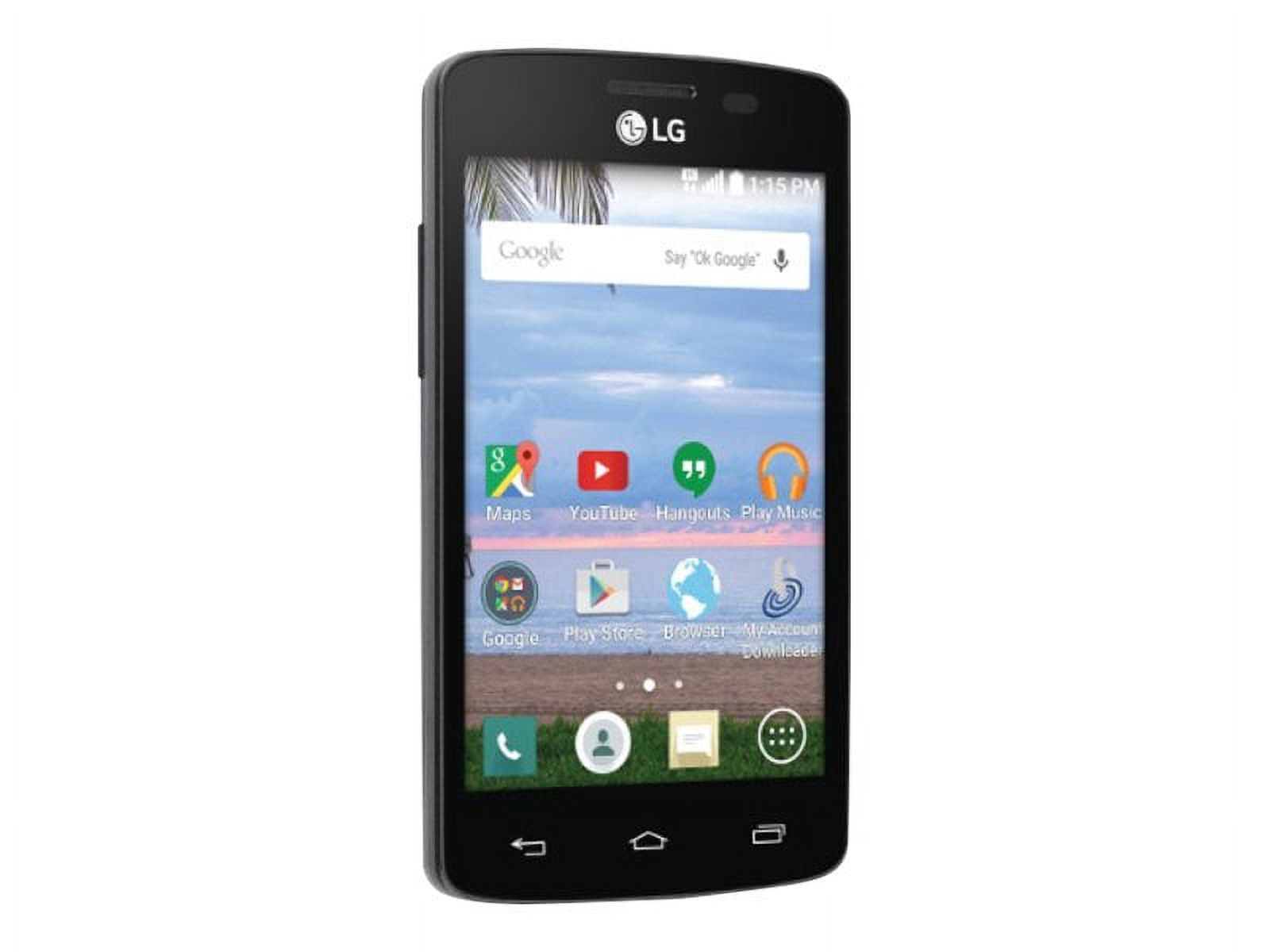 TracFone LG Sunrise 4GB Prepaid Smartphone, Black - image 3 of 8