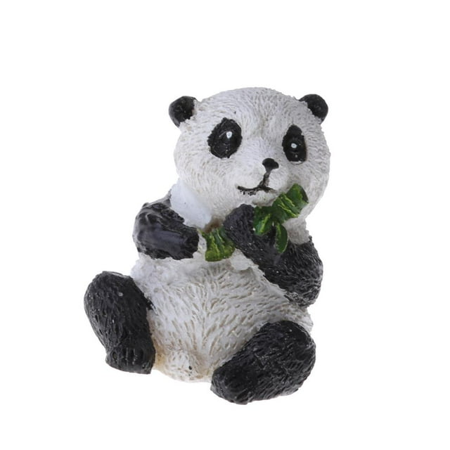 5 tipos de terrarios en miniatura con forma de panda, micropaisajes, hadas y musgo para jardín. 3