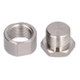 thumbnail image 1 of Tuerca del enchufe del sensor de oxígeno O2 Tuerca del enchufe del sensor de oxígeno O2 Kit de soldadura Herrajes de sujeción de níquel galvanizado de hierro M18 X 1.5, 1 of 8