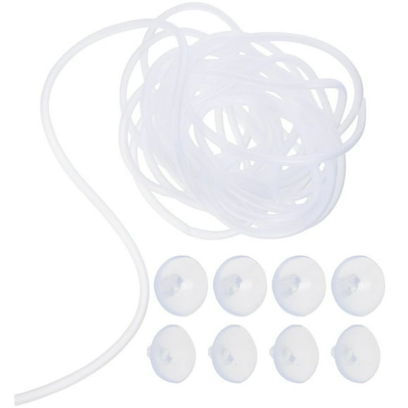 CNKOO Fish Tank Air Pipe Fish Tank Hose Clear Tubing Aquarium Tubing Suction Cup Airline Tubing for Aquarium
