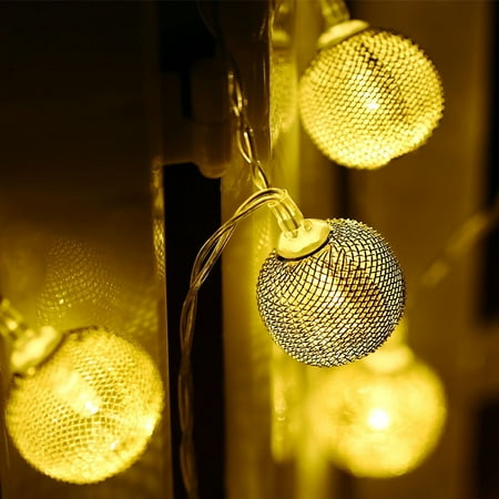 Qedertek Led String Lights 20 Rattan Ball Qedertek Led String Lights 20 Rattan Ball Party Battery Operated Outdoor