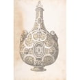 thumbnail image 3 of Erasmus Hornick 11x14 Black Modern Framed Museum Art Print Titled - Design for a Silver- Gilt Flask Decorated with Strapwork, Masks, Moresques (16th Century), 3 of 5