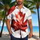 thumbnail image 1 of Blusa y camisa de manga corta con cuello vuelto para hombre, blusa informal de moda con cuello vuelto, blusa estampada de manga corta con botones, blusa de poliéster para hombre, 1 of 6