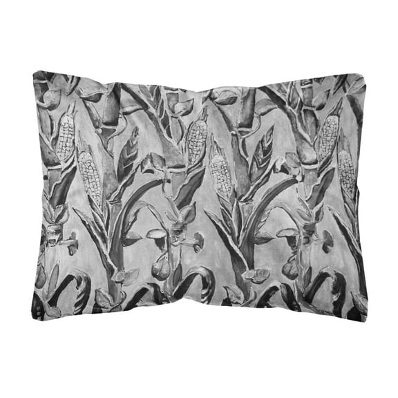 Carolines Treasures 8929PW1216 Corn Ironwork Fence Canvas Fabric Decorative Pillow , 12H x16W, multicolor