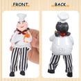 thumbnail image 6 of DEEPCRAFF Rustic Resin Chef Figurines Multi Color for Kitchen Decoration, 6 of 6