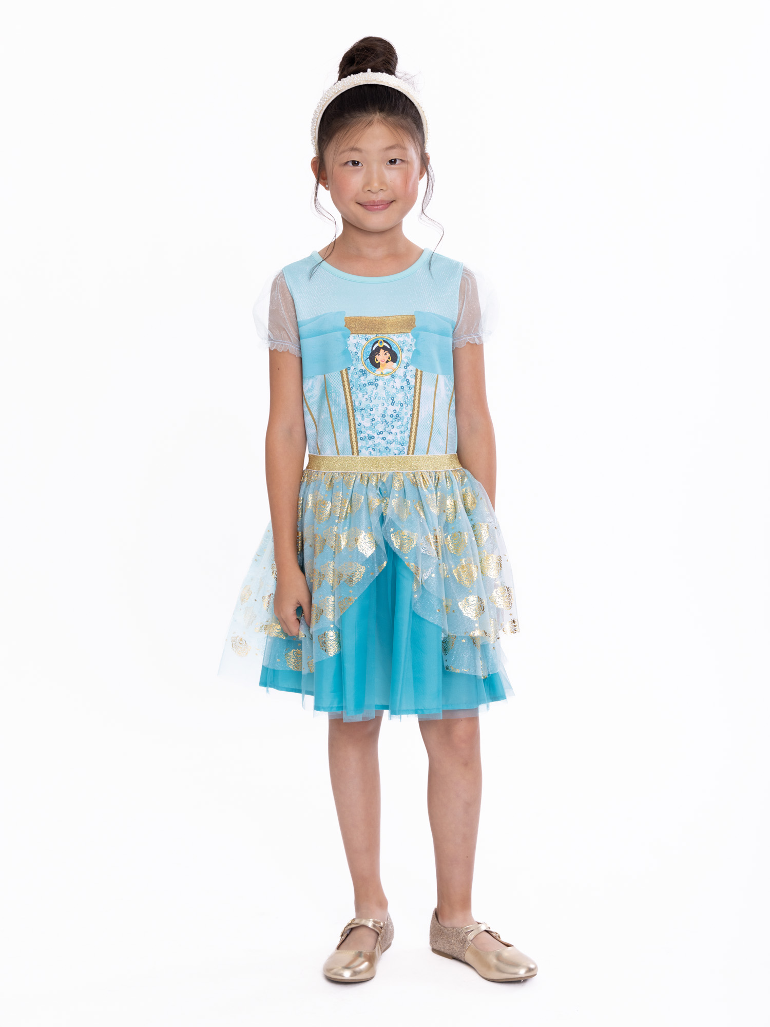 Disney Princess Girls Jasmine Cosplay Dress, Sizes 4-16 - image 2 of 12