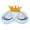 Blue, variant on Farfi Cute Eyes Cover Princess Crown Style Travel Sleeping Blindfold Shade Eye Mask (Blue)