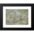 thumbnail image 2 of François Lemoyne 18x14 Black Modern Framed Museum Art Print Titled - Alexander and Porus Early (18th Century), 2 of 5