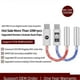 thumbnail image 4 of JCALLY JM6 Pro Type-C to 3.5mm CX31993 Digital Audio Portable Decoding Amp Hifi DAC Mobile Headset USB JM11 Red, 4 of 5