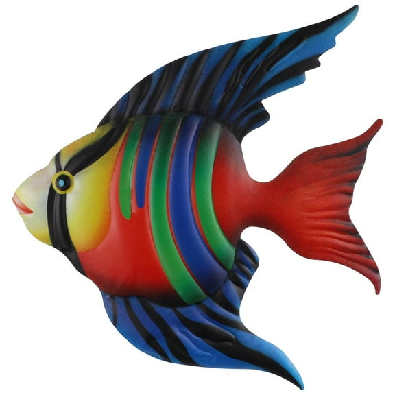 SDOTXA Metal Fish Wall Decor Outdoor Indoor Art Sculpture Hanging Ocean Decoration