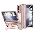 thumbnail image 2 of for Galaxy Z Fold 5 Case, Built-in S Pen & S Pen Holder & Hidden Kickstand with Stylus, Wireless Charging Hard PC Shockproof Military Grade Protection Case for Samsung Galaxy Z fold 5 2023, Rosegold, 2 of 8