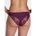 thumbnail image 5 of Joyspun Women's Microfiber and Lace Cheeky Panties, 3-pack, Sizes to 3XL, 5 of 8