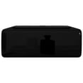 thumbnail image 2 of vidaXL Ceramic Bathroom Sink Basin with Faucet Hole Black Square, 2 of 4