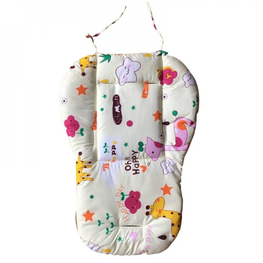 Clearance! Newborn Stroller Pad Cartoon Umbrella Cart Print Cushion Seat Soft Stroller Pad Mattresses Pillow Cover