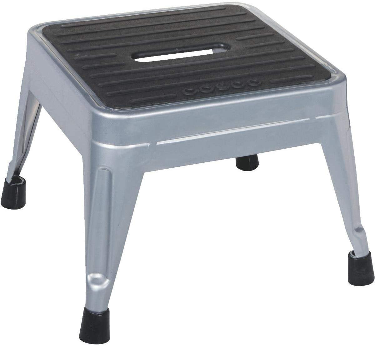Cosco 2 step Big Step Steel Step Stool With Rubber Hand Grip 8 Ft. 2 In Max Reach Ansi Type 3 200 Lb. Weight Capacity silver black Walmart