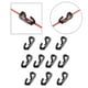 thumbnail image 3 of 10 ganchos para tienda de , gancho de plástico para cordón de choque, ganchos a prueba para toldo de senderismo, gancho de cierre Zulema Ganchos de tienda, 3 of 8