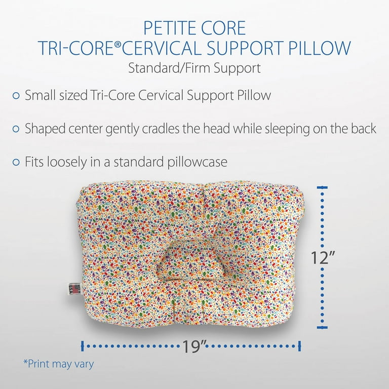 Petite Core Small Size Tri-Core Cervical Support Pillow