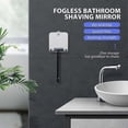 thumbnail image 4 of Anti-Fog Shower Mirror, Fogless Bathroom Shaving Mirror, 4 of 5