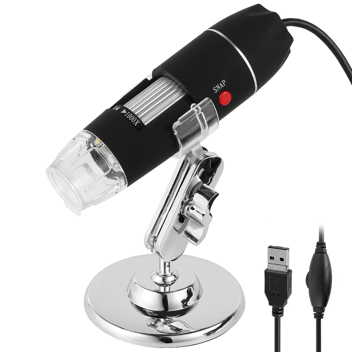 Rnlawks 401000x Magnification Endoscope USB HD Digital Microscope with