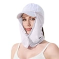 thumbnail image 2 of Avrnliq UPF 50+ UV Protection Face Neck Flap for Baseball Cap, Adjustable Lightweight Outdoor Sun Shield for Hiking Fishing Gardening Travel Gray,Size Free Size, 2 of 5