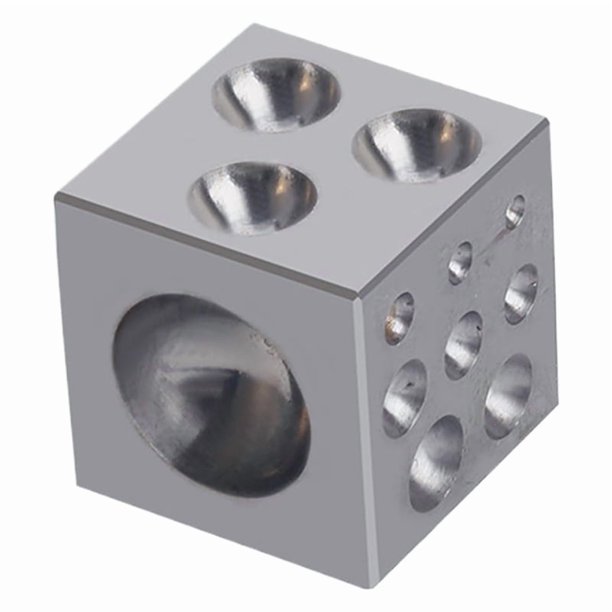 Herramienta Multiusos para Hacer Biseles de Precisión para Joyería, 4 X 4 X 4 cm, Ideal para Orfebres y Amantes de la .