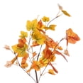 thumbnail image 2 of Vickerman 5' Fall Orange Artificial Leaf Garland., 2 of 4