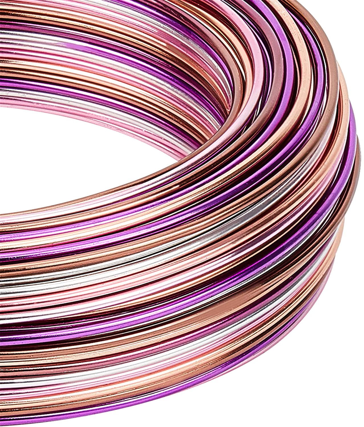 aluminum crafting wire, jewelry wire, 12 gauge, rose pink, wire, craft  wire, 39 feet, jewelry making, vintage supplies, jewelry supplies, pink  wire