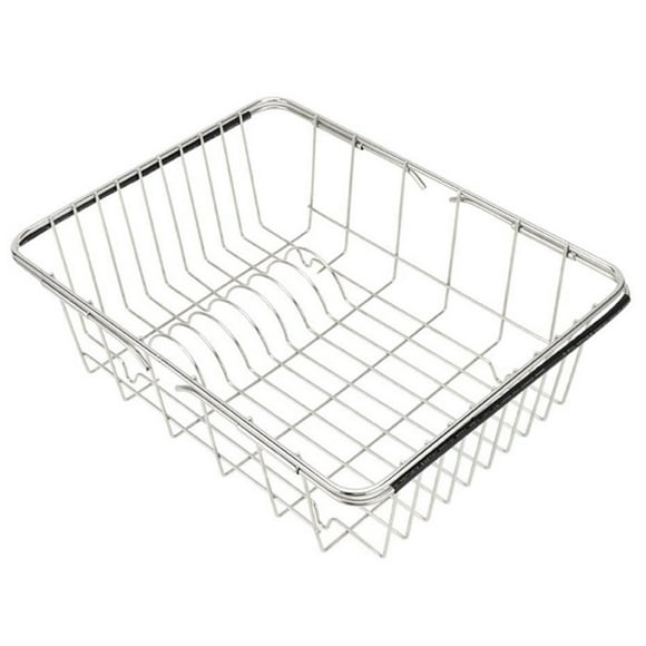 Coofit Dish Drying Rack Expandable Stainless Steel Dish Drainer Dish Rack for Kitchen