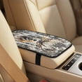 thumbnail image 4 of Xixirimido Automotive Seat Covers for Cars Trucks and SUVs Car Seat Covers for Front Seats with Car Seatbelt Covers & Armrest Box Cover, Set of 5, Hunting Deer Retro US Flag, 4 of 8
