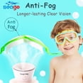 thumbnail image 3 of Pack de 2 gafas de natación Seago para niños de 3 a 14 años, antivaho, con protección UV, 3 of 6