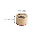 thumbnail image 2 of 6 Pcs Sceaux Ronds en Bois Rétro Joyeux Anniversaire Décoratifs Bricolage pour Scrapbooking (Couleurs Assorties), 2 of 9