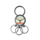 thumbnail image 1 of campana festival ciervo patron llavero de metal de acero inoxidable llavero anillo de cadena llavero, 1 of 3