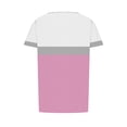 thumbnail image 5 of Camiseta Casual de Manga Corta de Mujer, Cuello Redondo de Impresión para Uso Diario, Fiesta Y Hogar, 5 of 5