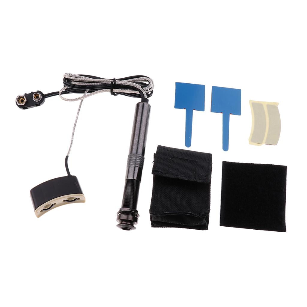 LeeQinersw Acoustic Guitar Soundhole Preamp Pickup System for Guitar Parts Accessories