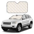 thumbnail image 4 of Bingfone Gold Snowflake Stripes Car Windshield Sunshade,Sun Foldable Sun Shield Sun Visor for Car - Small, 4 of 8