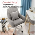 thumbnail image 5 of Home Office Chair Computer Chair with Mid-Back Upholstered Modern Tufted Computer Task Chair Swivel Height Adjustable Velvet Accent Chair., 5 of 13
