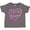 Charcoal, variant on I Love My Glamma in Pink Chalk Heart Boys or Girls Toddler T-Shirt