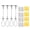 0.5m, variant on Flexible Steel Wire Suspension Cable Easy to Install & Adjust Wire Rope Decorative for Advertising Boards & Chandeliers