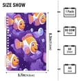 thumbnail image 3 of WOBOGO Tropical Clownfish Notebook College Horizontal Grid Paper Ink Spill Resistant Water Resistant Cover 8.3x5.7x0.4in, 3 of 8