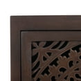 thumbnail image 7 of SAFAVIEH Thea Mid-Century Retro 1 Door Carved Nightstand, Brown, 7 of 7
