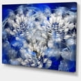 thumbnail image 2 of White Chrysanthemum Fractal Flower - Large Floral Canvas Art Print, 2 of 4