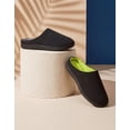 thumbnail image 4 of HomeTop Men's Two-Tone Memory Foam House Slippers, 4 of 9