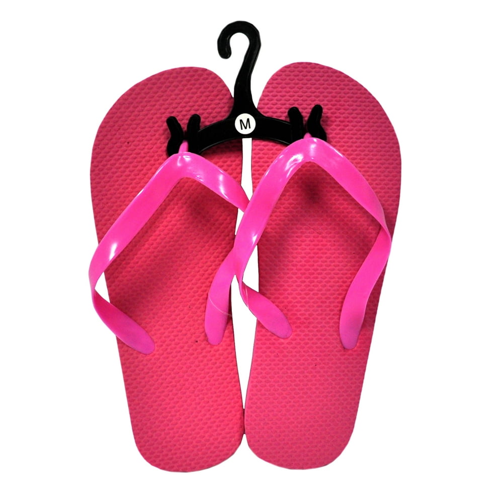 Generic - Womens Pink Flip Flops Size Medium - Walmart.com - Walmart.com